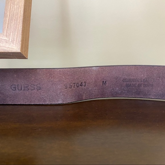 Guess Brown Leather Belt | M - Picture 5 of 6